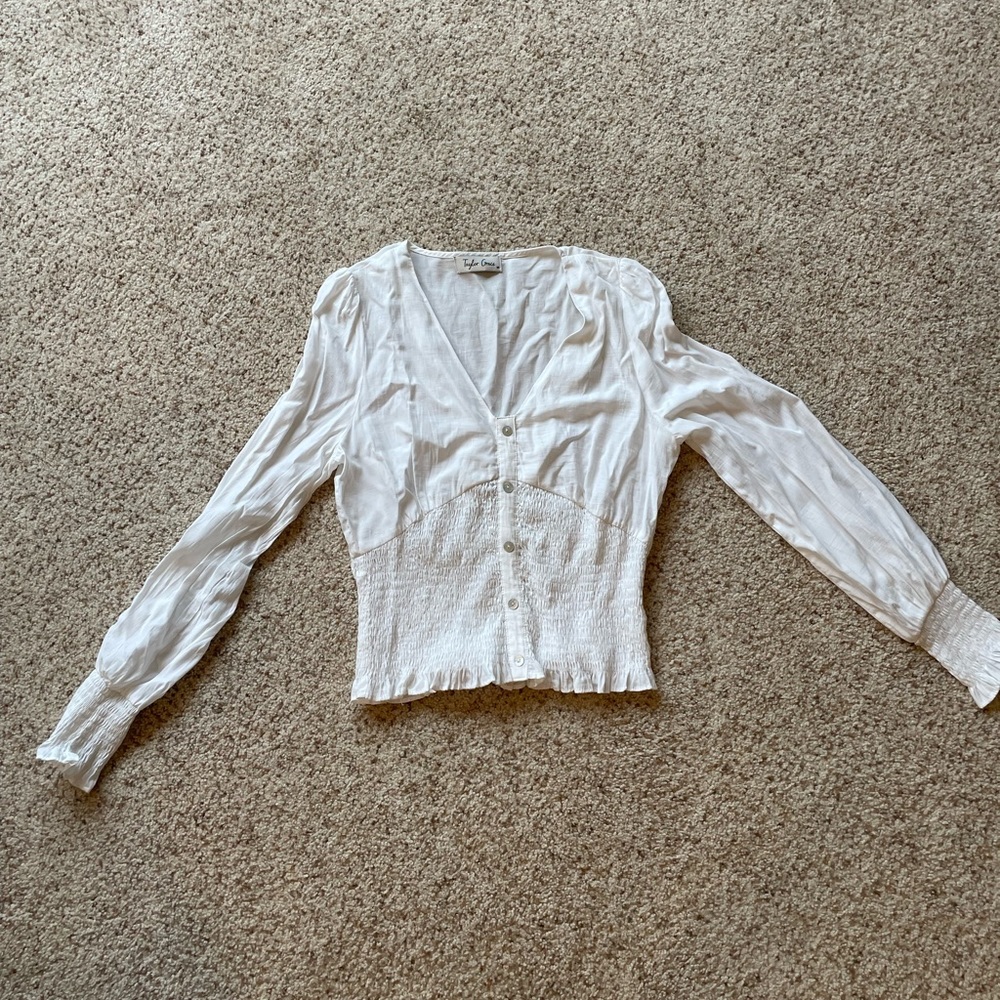 White Summer Blouse